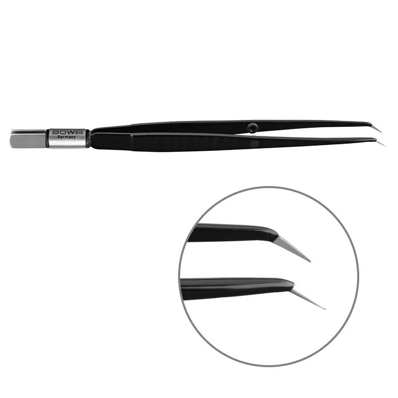 Біполярний пінцет, вигнутий, 160 мм, 6 мм x голка. BOWA-electronic GmbH & Co. KG